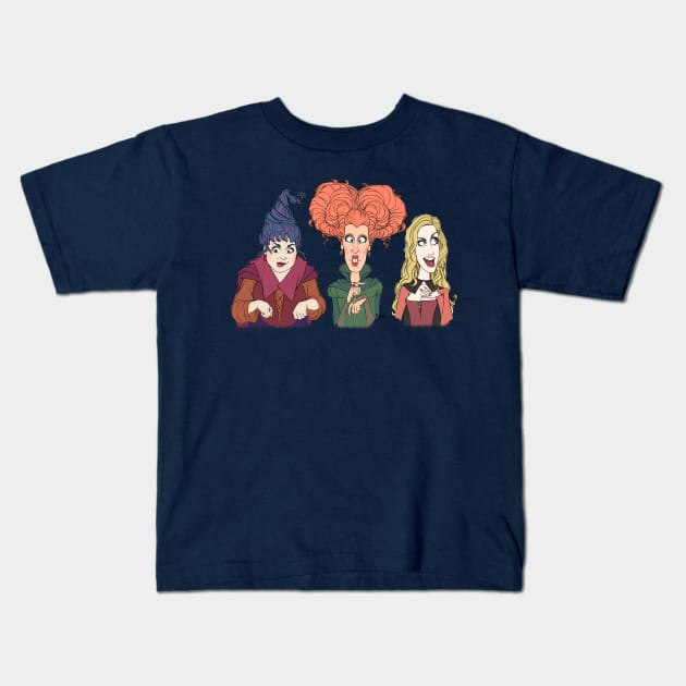 I put a spell on you... Kids T-Shirt by Reypaez